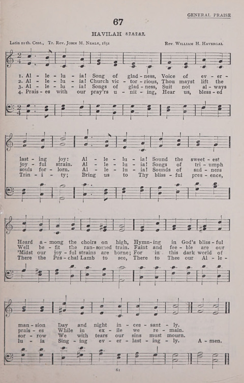 The New Baptist Praise Book: or hymns of the centuries page 61
