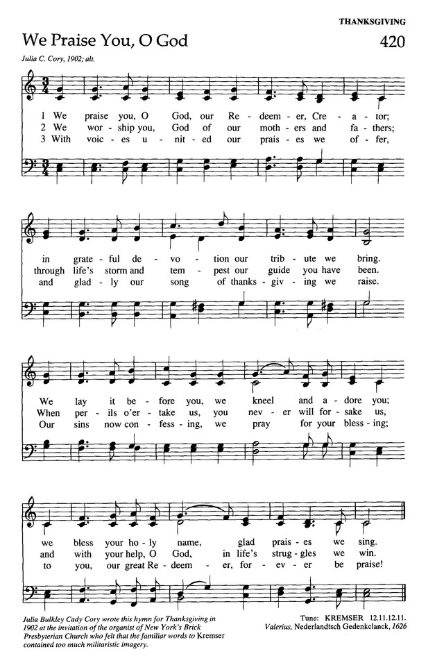 The New Century Hymnal page 518
