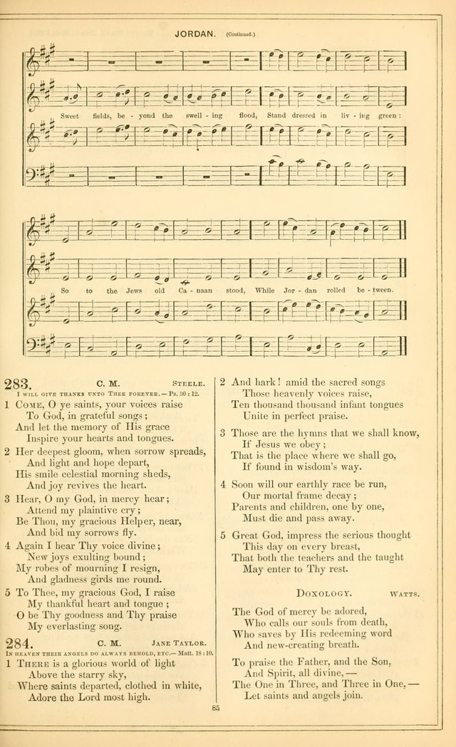 The New Congregational Hymn and Tune Book, for Public, Social and Private  Worship page 100