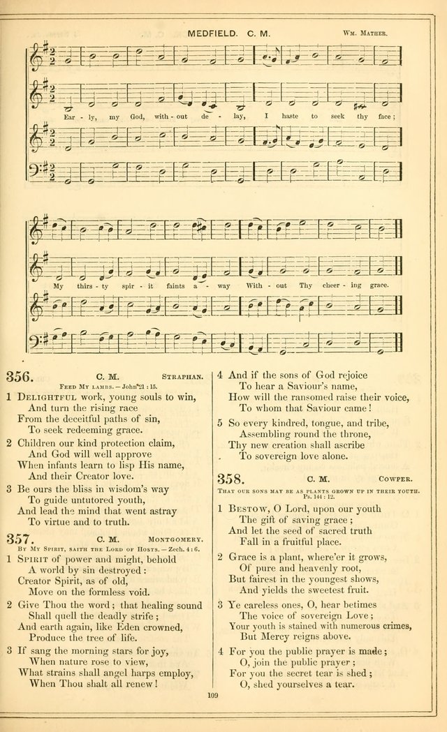 The New Congregational Hymn and Tune Book, for Public, Social and Private  Worship page 124