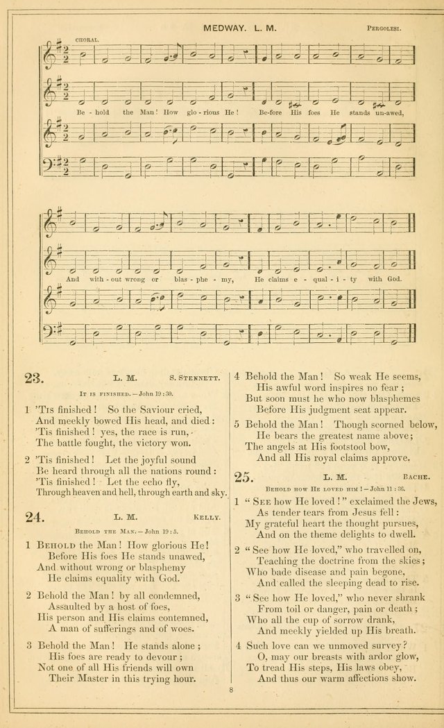 The New Congregational Hymn and Tune Book, for Public, Social and Private  Worship page 23