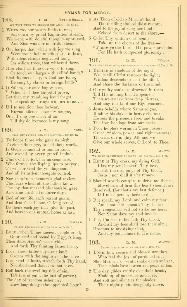 The New Congregational Hymn and Tune Book, for Public, Social and Private  Worship page 70