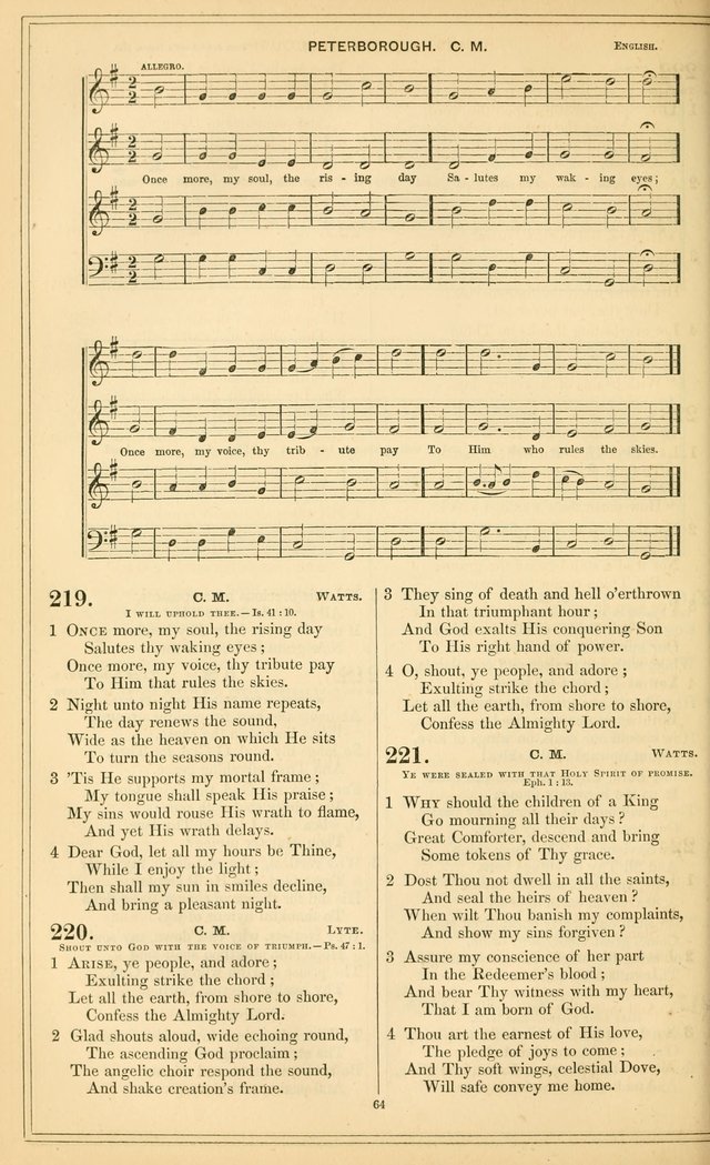 The New Congregational Hymn and Tune Book, for Public, Social and Private  Worship page 79