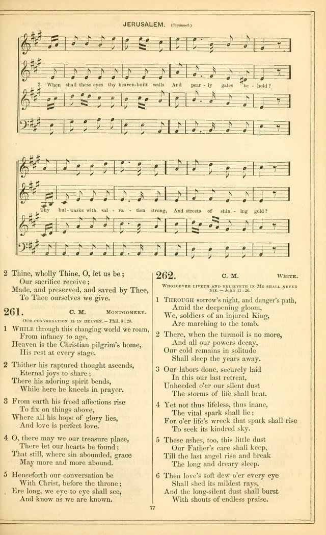 The New Congregational Hymn and Tune Book, for Public, Social and Private  Worship page 92
