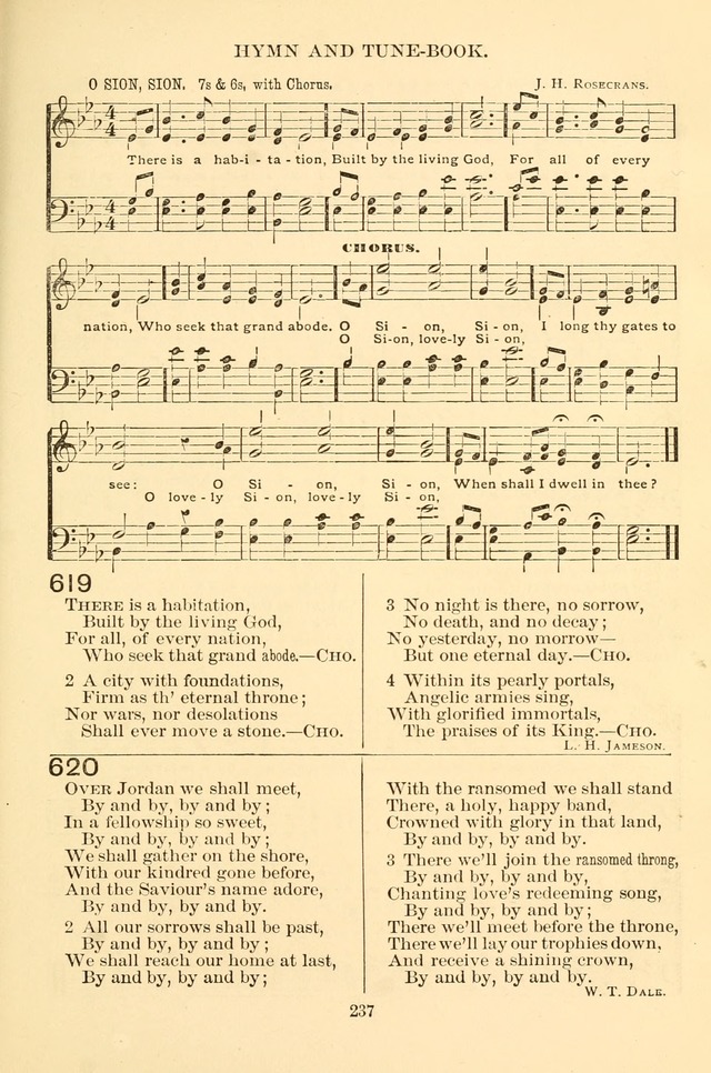 New Christian Hymn and Tune Book page 237