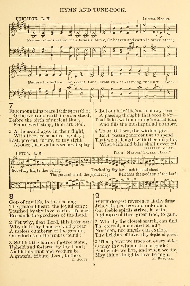 New Christian Hymn and Tune Book page 5