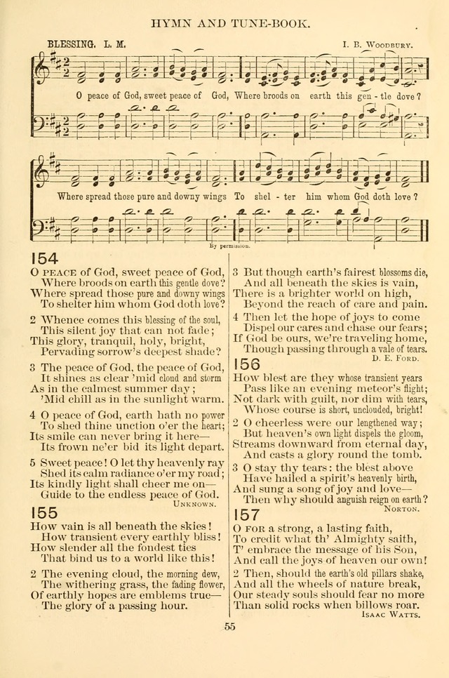 New Christian Hymn and Tune Book page 55
