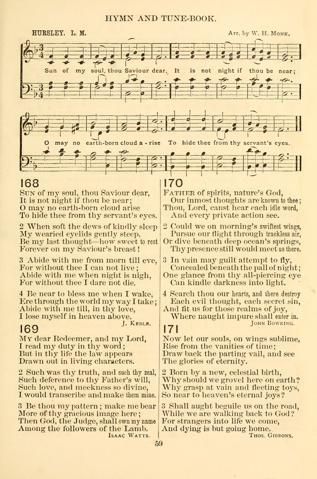 New Christian Hymn and Tune Book page 59