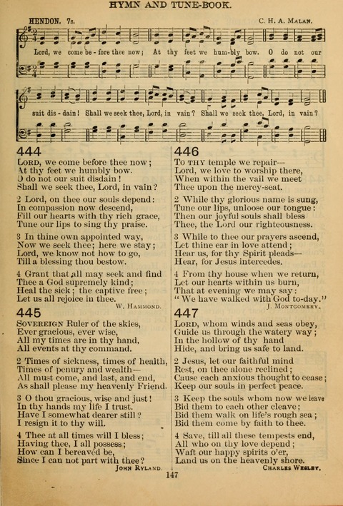 New Christian Hymn and Tune Book page 146