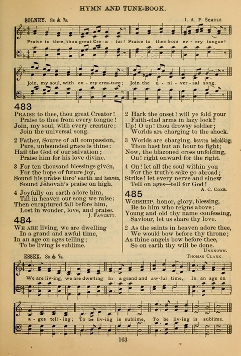 New Christian Hymn and Tune Book page 162