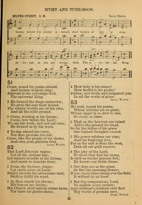 New Christian Hymn and Tune Book page 20