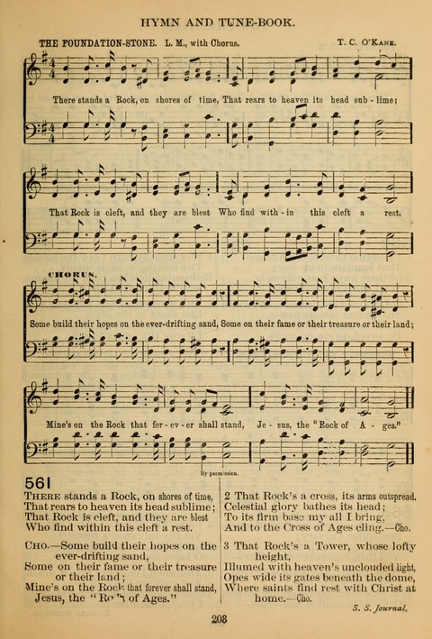 New Christian Hymn and Tune Book page 202