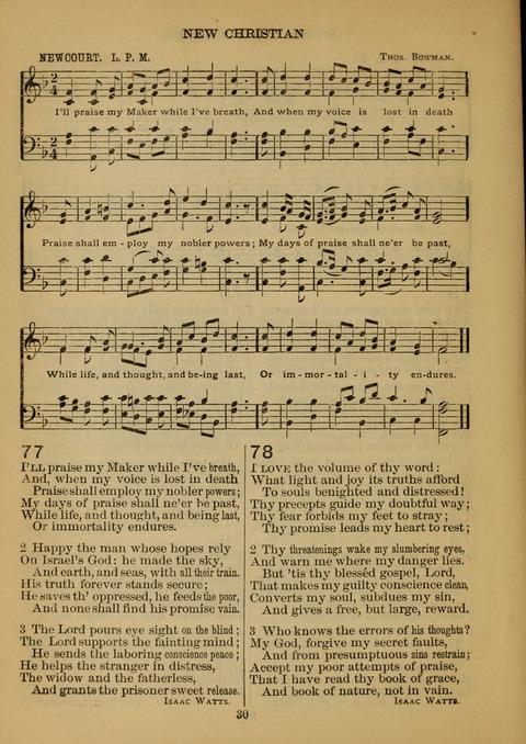 New Christian Hymn and Tune Book page 29