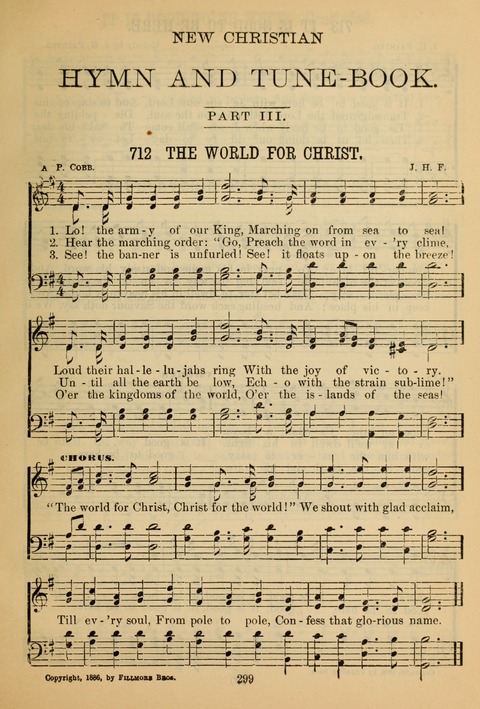 New Christian Hymn and Tune Book page 298