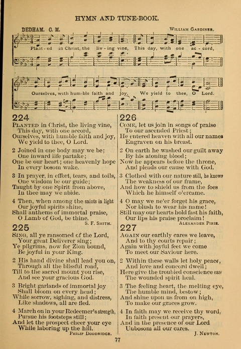 New Christian Hymn and Tune Book page 76
