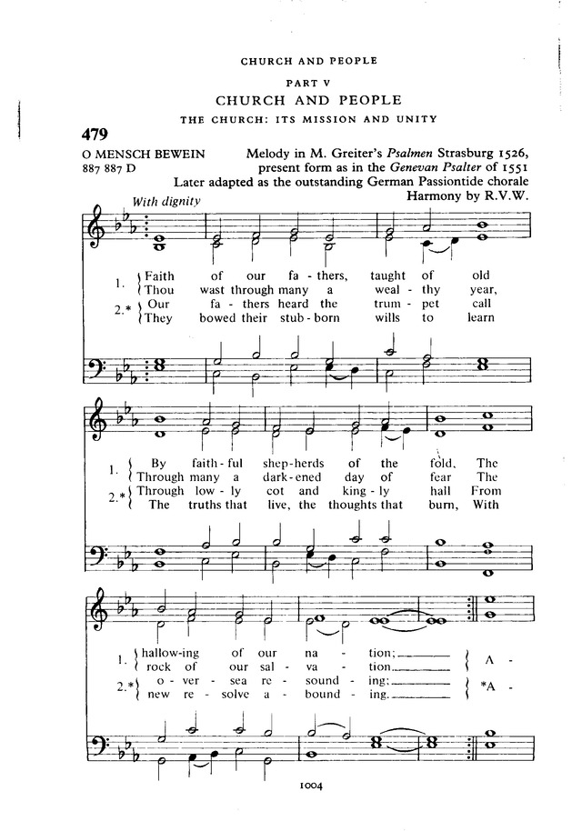 The New English Hymnal page 1005