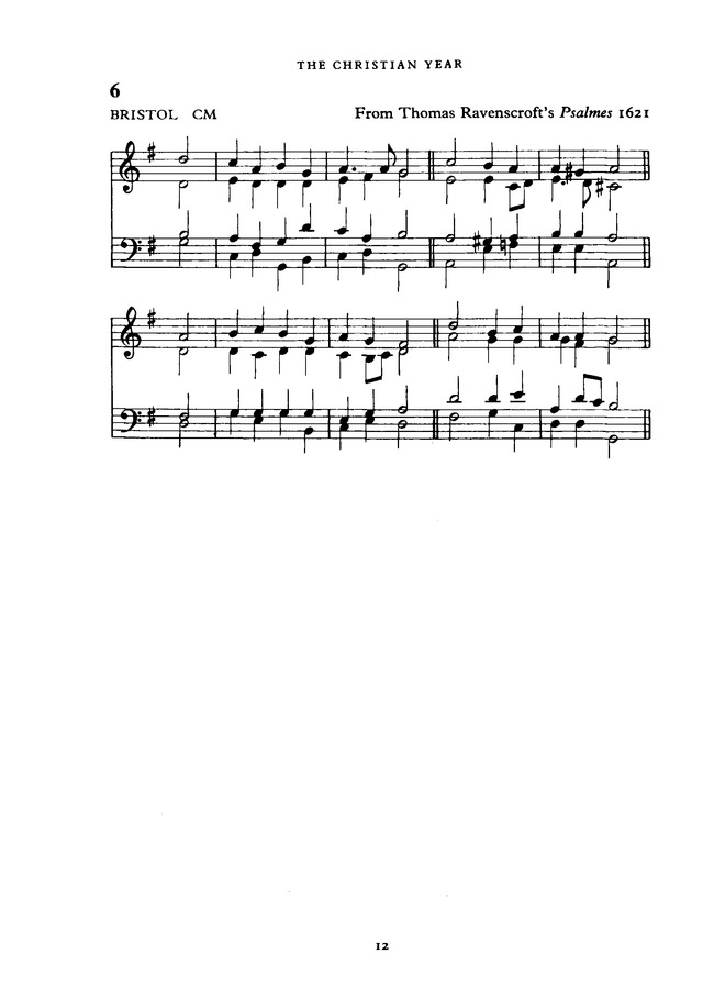The New English Hymnal page 12