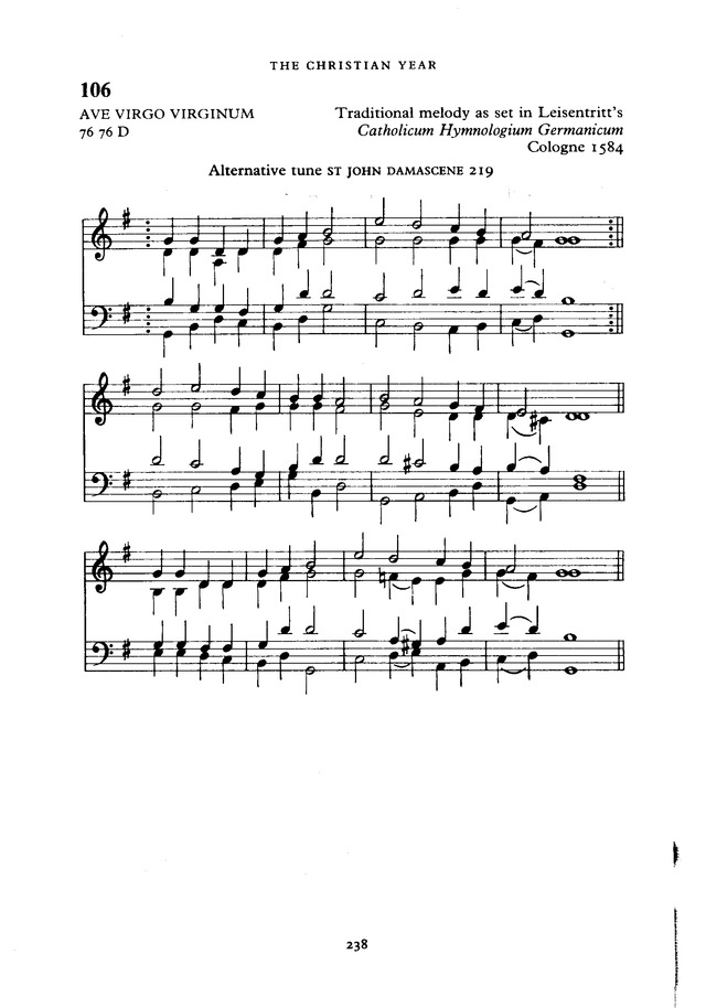 The New English Hymnal page 238