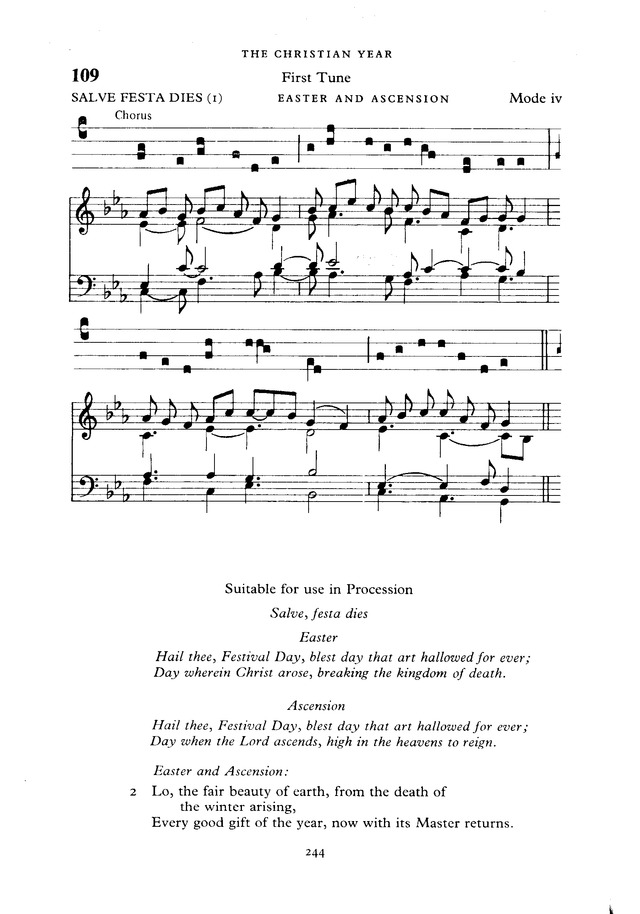 The New English Hymnal page 244