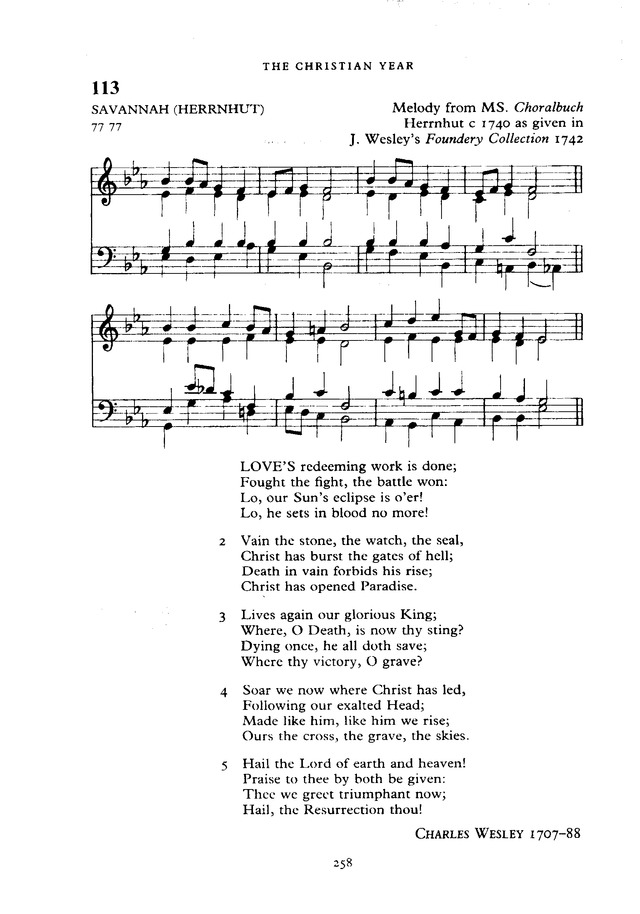 The New English Hymnal page 258