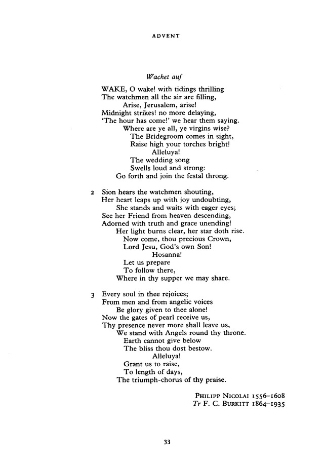 The New English Hymnal page 33