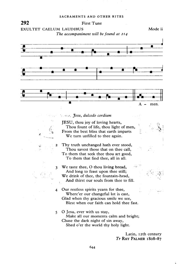 The New English Hymnal page 645