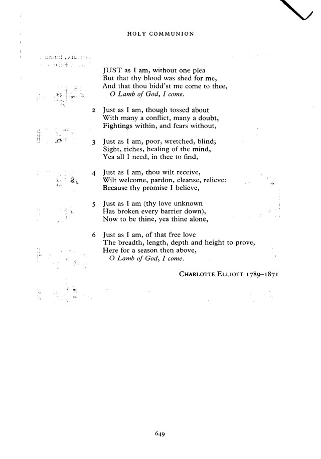 The New English Hymnal page 650