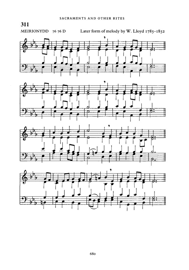 The New English Hymnal page 681