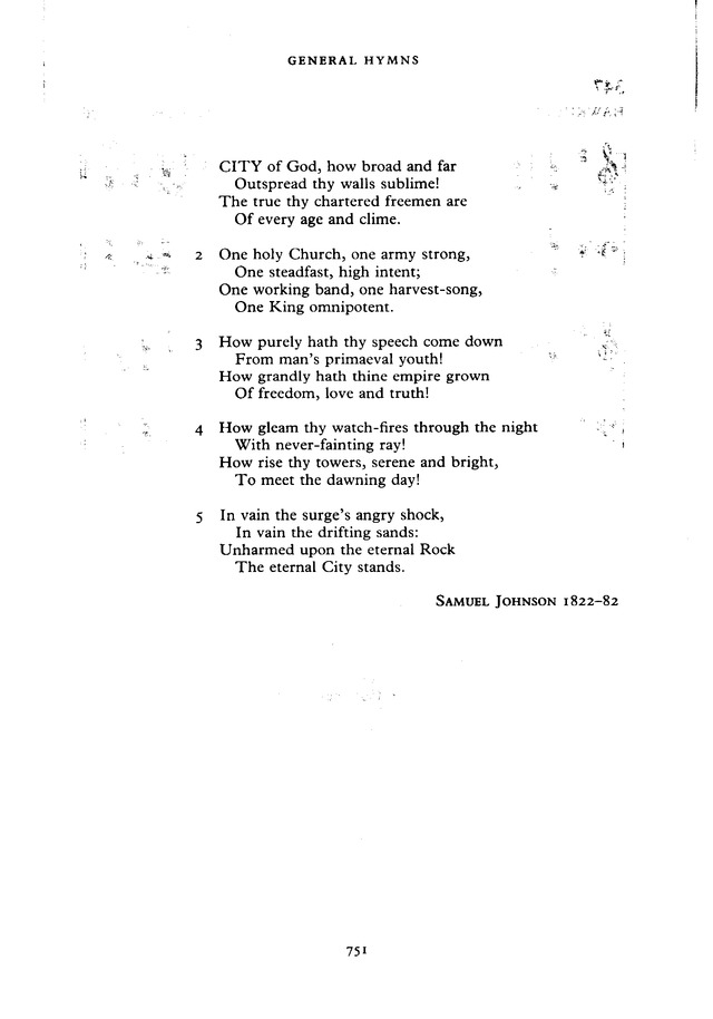 The New English Hymnal page 752