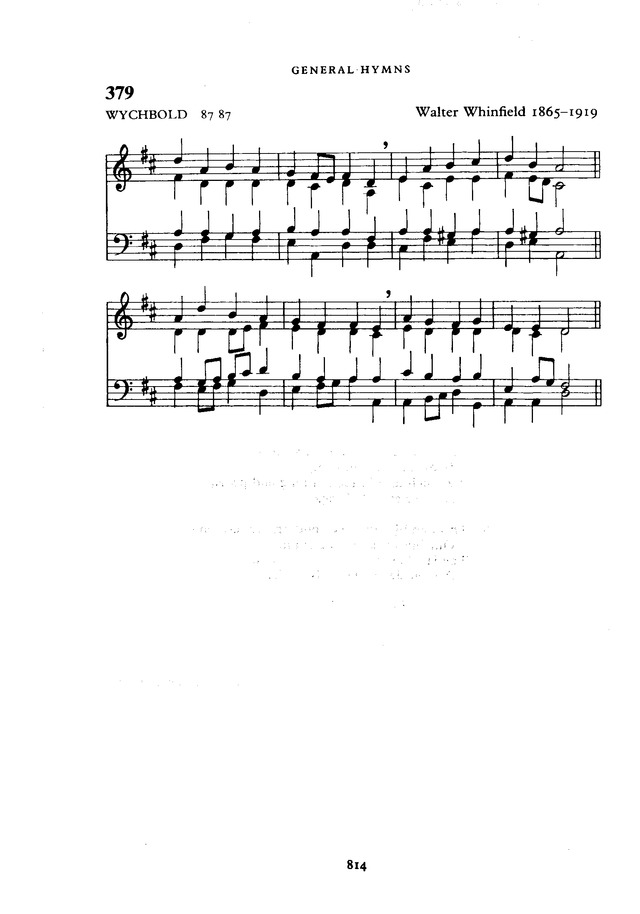 The New English Hymnal page 815