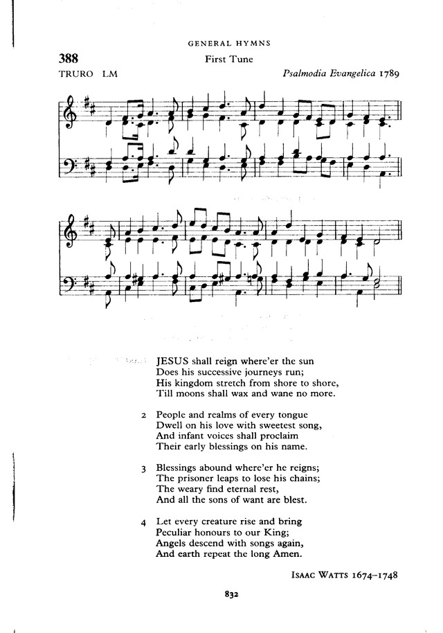 The New English Hymnal page 833