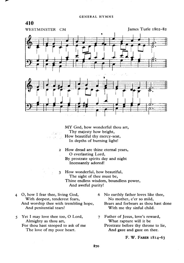 The New English Hymnal page 871