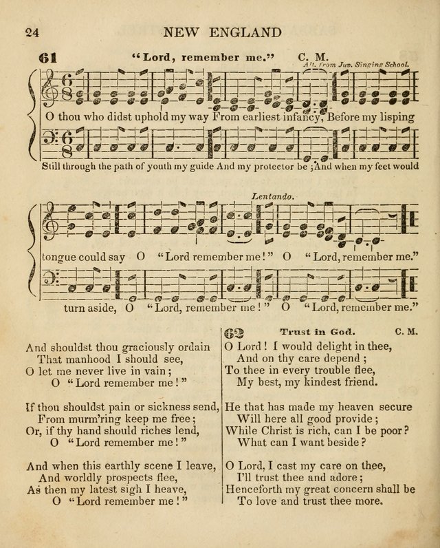 The New England Sabbath School Minstrel: a collection of music and hymns adapted to sabbath schools, families, and social meetings page 26