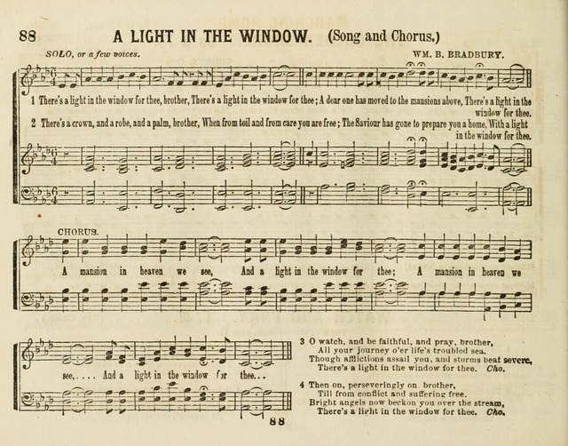 The New Golden Chain of Sabbath School Melodies: containing every piece (music and words) of the golden chain, with abot third additional page 88