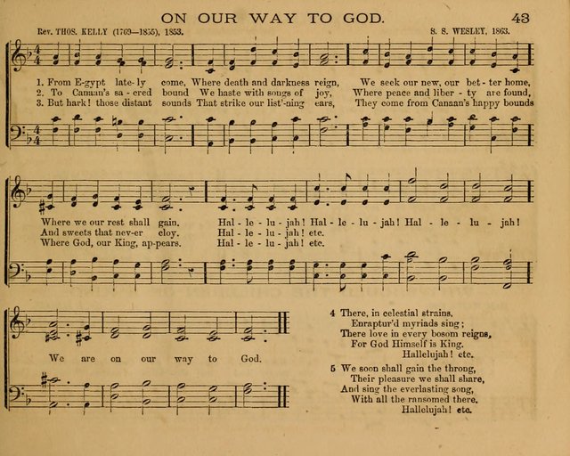 The New Hymnary: a collection of hymns and tunes for Sunday Schools page 45