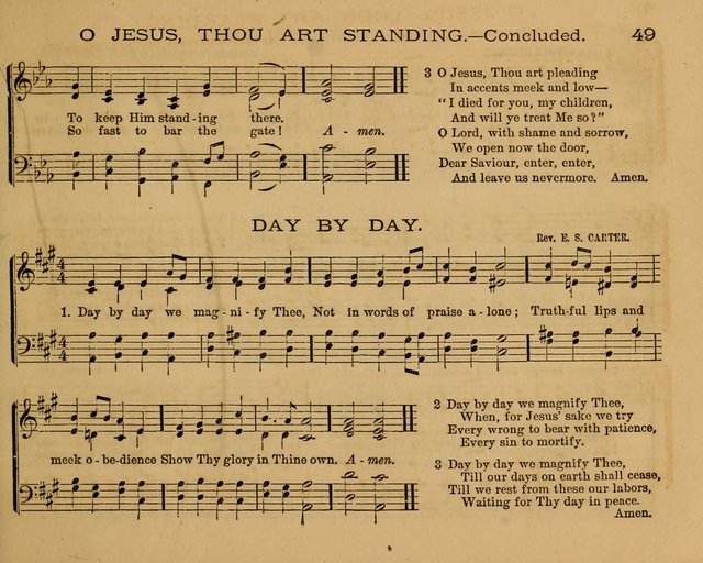 The New Hymnary: a collection of hymns and tunes for Sunday Schools page 51