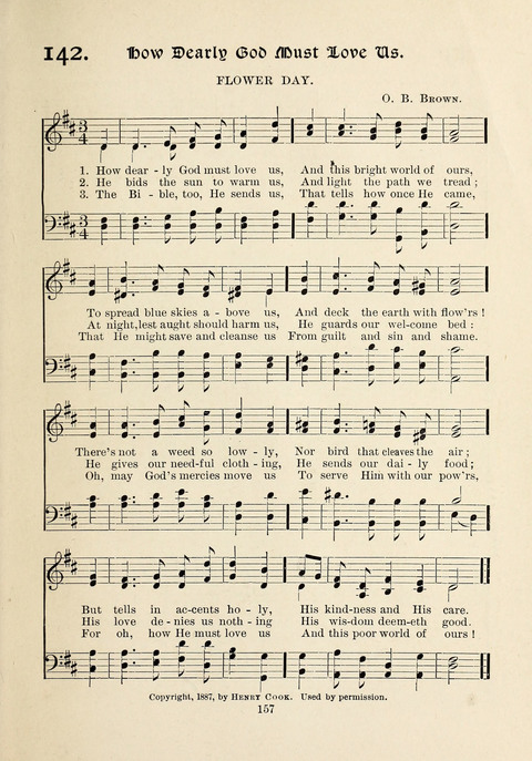 The New Hosanna: a book of Songs and Hymnn page 157