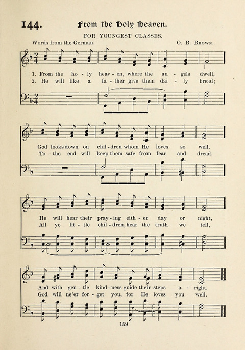 The New Hosanna: a book of Songs and Hymnn page 159