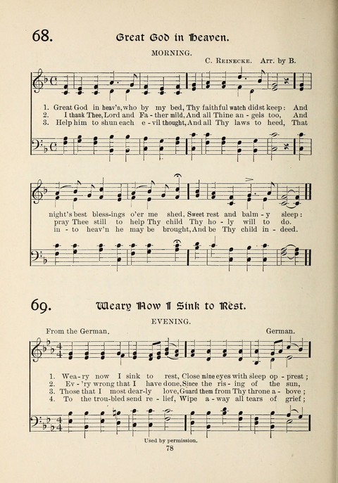 The New Hosanna: a book of Songs and Hymnn page 78