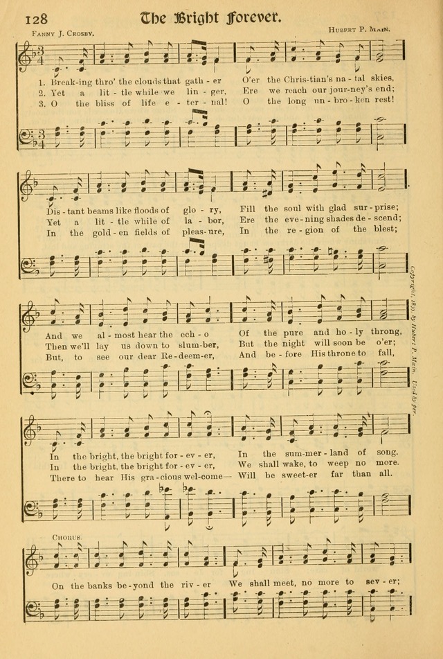 Northfield Hymnal: for use in evangelistic and church services, conventions, sunday schools, and all prayer and social meetings of the church and home page 128