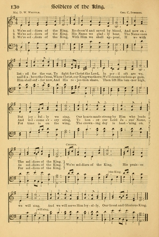 Northfield Hymnal: for use in evangelistic and church services, conventions, sunday schools, and all prayer and social meetings of the church and home page 130