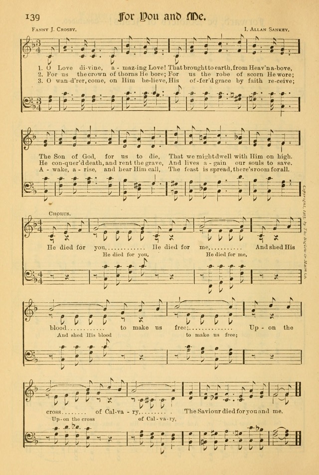 Northfield Hymnal: for use in evangelistic and church services, conventions, sunday schools, and all prayer and social meetings of the church and home page 140
