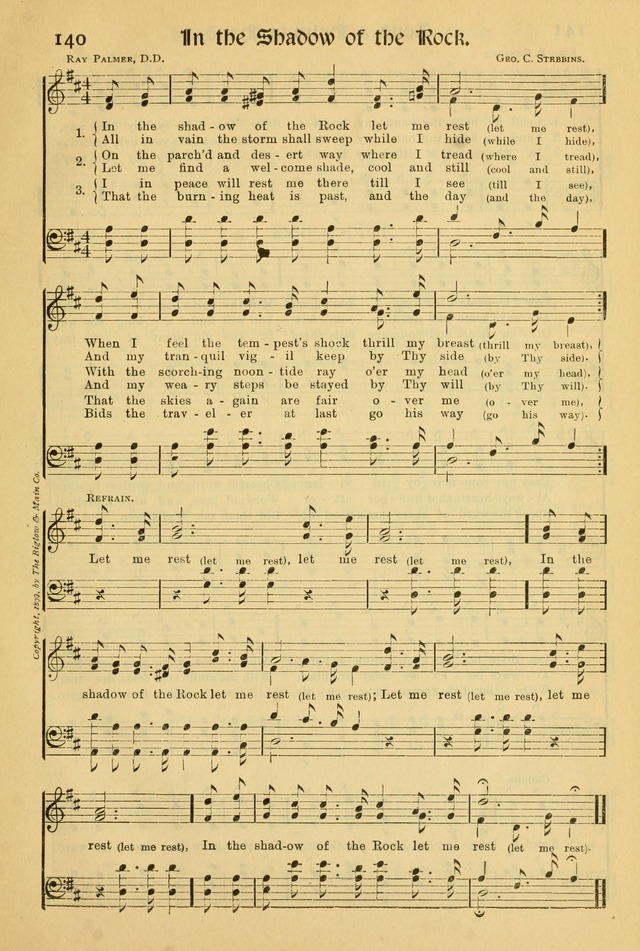 Northfield Hymnal: for use in evangelistic and church services, conventions, sunday schools, and all prayer and social meetings of the church and home page 141