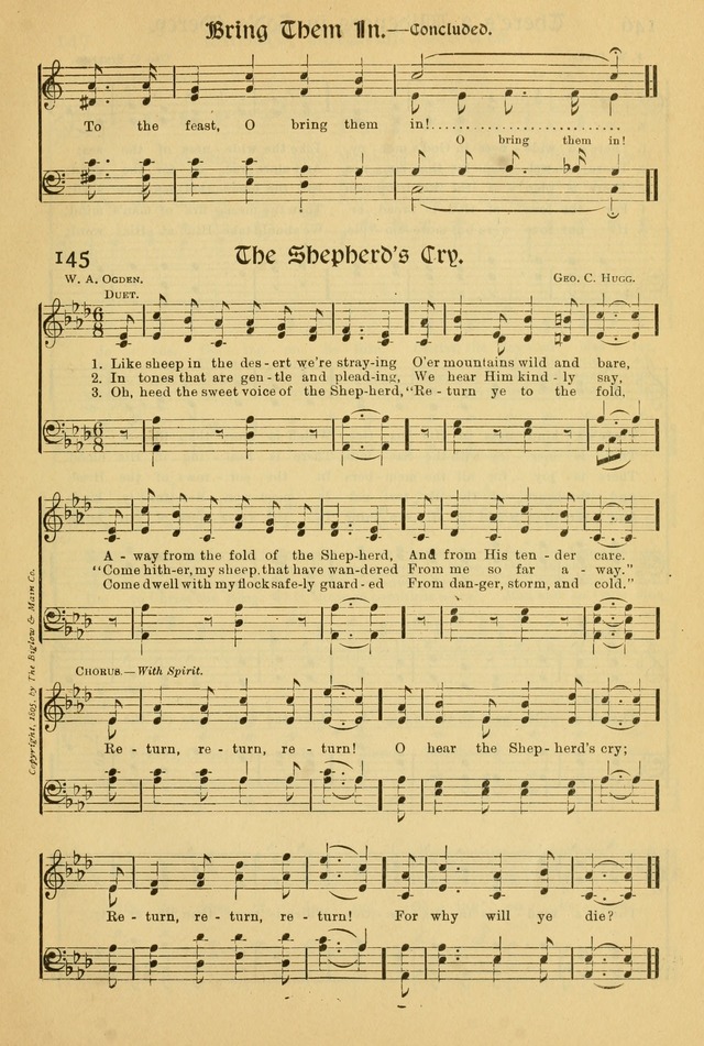 Northfield Hymnal: for use in evangelistic and church services, conventions, sunday schools, and all prayer and social meetings of the church and home page 147