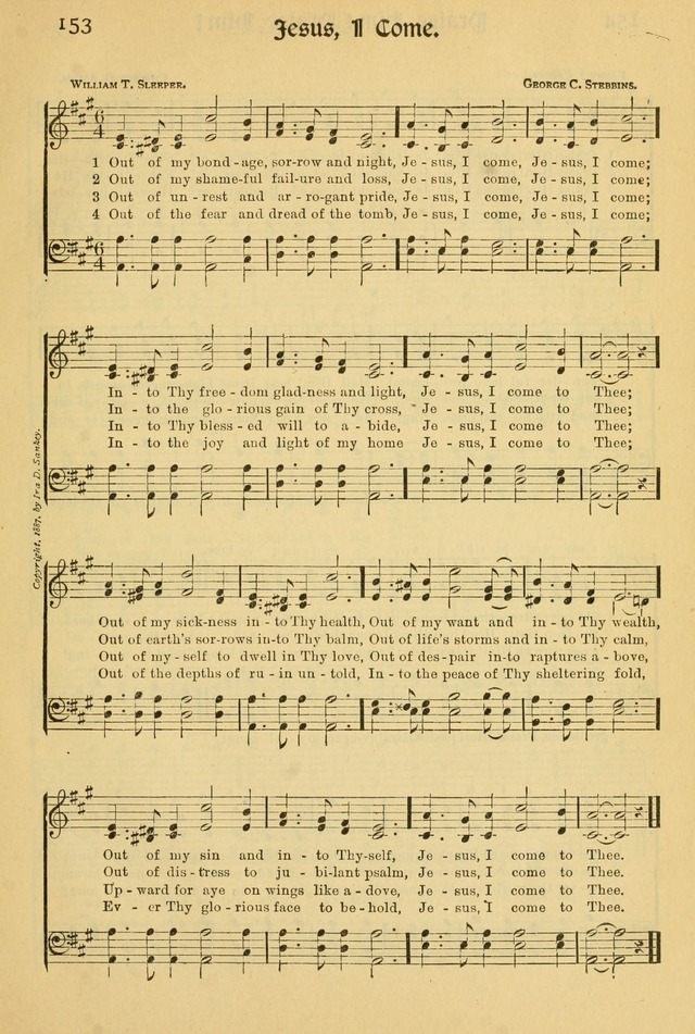 Northfield Hymnal: for use in evangelistic and church services, conventions, sunday schools, and all prayer and social meetings of the church and home page 155