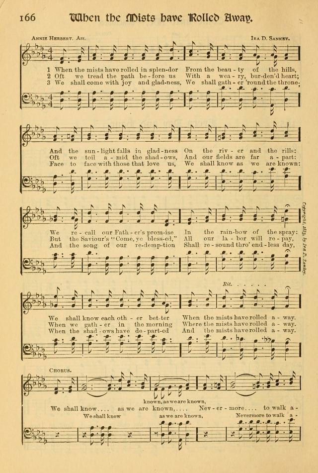 Northfield Hymnal: for use in evangelistic and church services, conventions, sunday schools, and all prayer and social meetings of the church and home page 168
