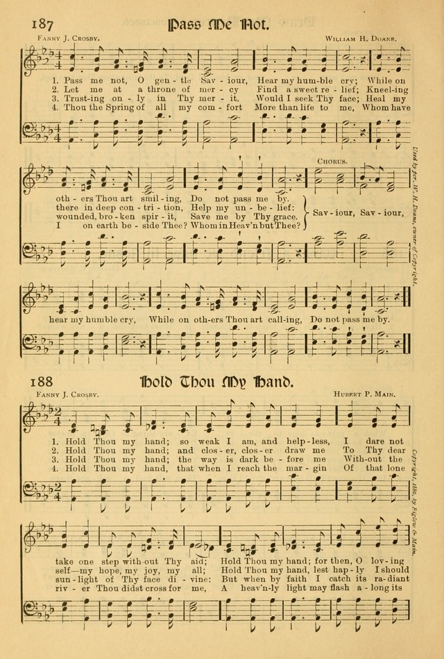 Northfield Hymnal: for use in evangelistic and church services, conventions, sunday schools, and all prayer and social meetings of the church and home page 186