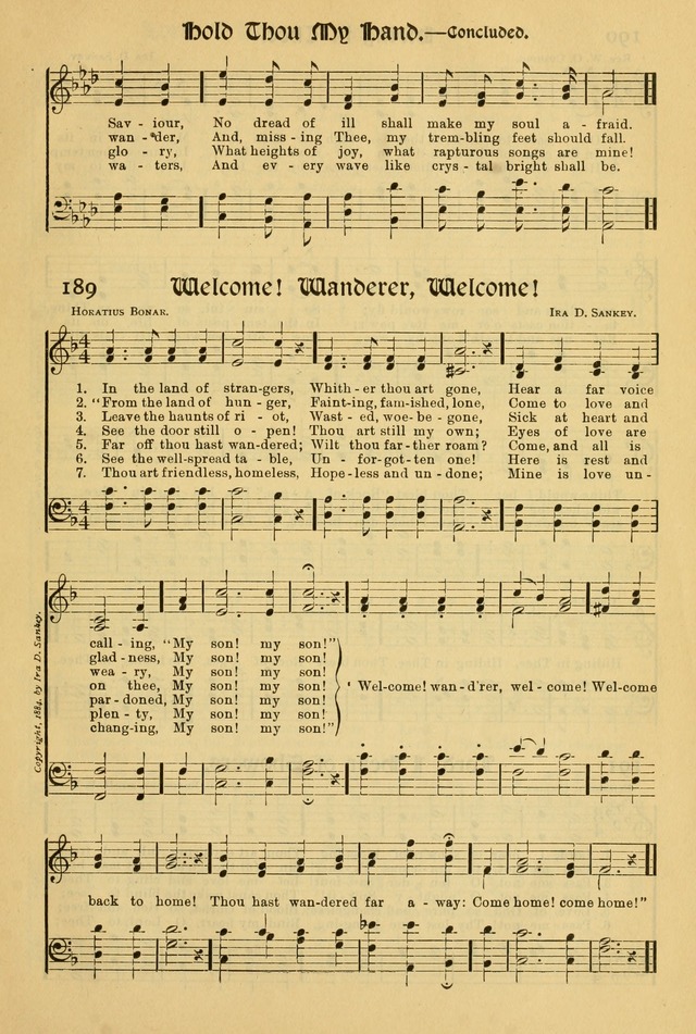 Northfield Hymnal: for use in evangelistic and church services, conventions, sunday schools, and all prayer and social meetings of the church and home page 187