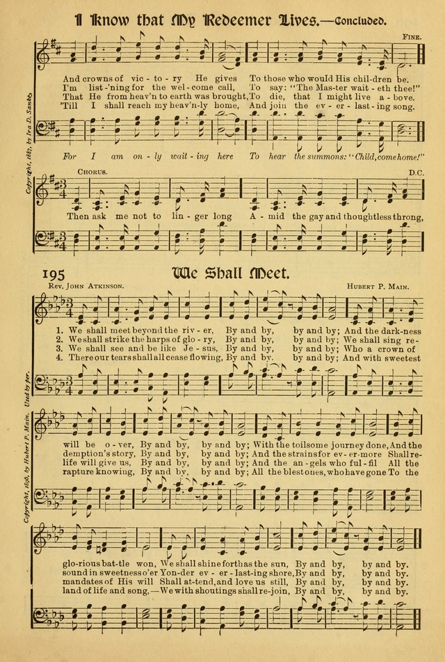 Northfield Hymnal: for use in evangelistic and church services, conventions, sunday schools, and all prayer and social meetings of the church and home page 191
