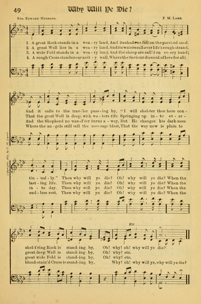Northfield Hymnal: for use in evangelistic and church services, conventions, sunday schools, and all prayer and social meetings of the church and home page 49